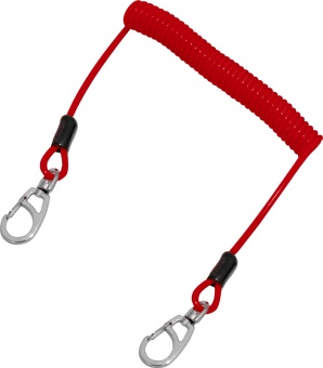 Спиралевидный привязной шнур с двумя карабинами | Vento