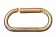Карабин стальной овальный прямая защелка keylock 30 кН Ринг