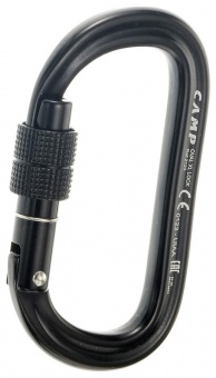 Карабин Oval XL Lock Black CAMP Safety