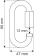 �������������� ����� OVAL QUICK LINK 10 mm stainless | CAMP
