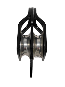 ����-����� ������� Mini Machined Pulley Double Black | Rock Exotica
