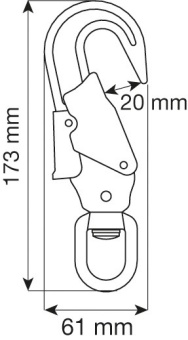 ������� �� SWIVEL STEEL HOOK 20 �� | CAMP