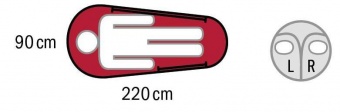 Спальный мешок AZURE -22С Husky