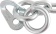 Проушина с кольцом и цепью 12 мм оцинковка | Vento Проушина с кольцом и цепью 12 мм оцинковка | Vento